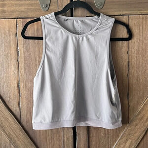 EUC Gymshark x Whitney Simmons V1 Silver/Grey Tank Size Medium